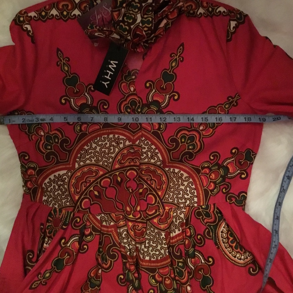 Dashiki Print Blouse - Picture 6 of 8